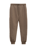 Cotton Rich Quilted Ribbed Joggers