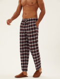 Brushed Cotton Checked Pyjama Set