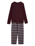 Brushed Cotton Checked Pyjama Set