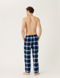 2pk Brushed Cotton Pyjama Bottoms