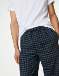2pk Brushed Cotton Pyjama Bottoms