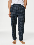 2pk Brushed Cotton Pyjama Bottoms