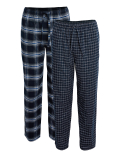 2pk Brushed Cotton Pyjama Bottoms