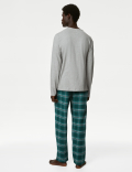 Brushed Cotton Checked Pyjama Set