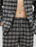 Pure Cotton Brushed Check Pyjama Set