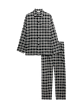 Pure Cotton Brushed Check Pyjama Set