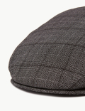 Checked Flat Cap