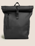Rubberised Rolltop Backpack