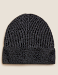 Rib Knit Beanie Hat