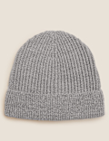 Rib Knit Beanie Hat