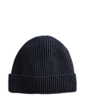 Ribbed Knitted Beanie Hat