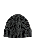 Ribbed Knitted Beanie Hat