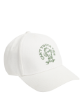 Pure Cotton Embroidered Slogan Baseball Cap