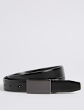 Coated Leather Reversible Belt