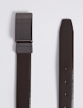 Coated Leather Reversible Belt