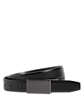 Coated Leather Reversible Belt