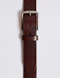 Leather Saddle Edge Casual Belt