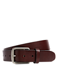 Leather Saddle Edge Casual Belt