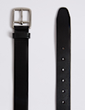 Leather Saddle Edge Casual Belt