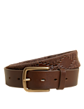 Leather Stitch Detail Belt