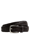 Leather Plaited Belt