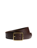 Leather Rectangular Buckle Smart Belt