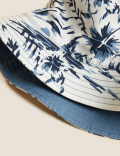 Pure Cotton Reversible Bucket Hat
