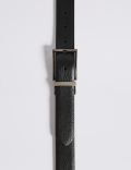 Coated Leather Textured Reversible Belt