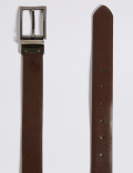 Coated Leather Textured Reversible Belt