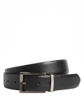 Coated Leather Textured Reversible Belt