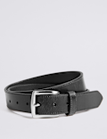 Leather Rectangular Buckle Casual Belt