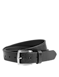 Leather Rectangular Buckle Casual Belt