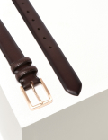 Italian Leather Slim Belt
