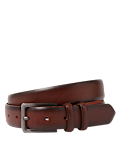 Italian Leather Slim Belt
