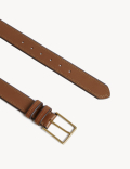 Leather Stitch Detail Belt