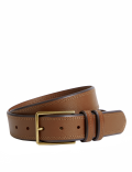 Leather Stitch Detail Belt