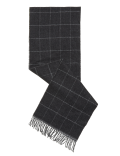 Reversible Windowpane Check Scarf