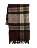 Merino Wool Checked Scarf