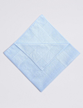 10pk Antibacterial Pure Cotton Handkerchiefs with Sanitized Finish®