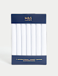 7pk Antibacterial Pure Cotton Handkerchiefs