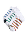 5 Pack Striped Cool & Fresh&trade;Cotton Rich Trainer Liners
