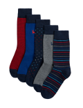 5pk Cool & Fresh™ Cotton Rich Stag Socks