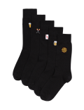 5pk Cool & Fresh™ Cotton Rich Pub Socks