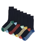 7 Pack Cool & Fresh™ Patterned Socks