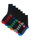7pk Cool & Fresh™ Striped Sole Socks
