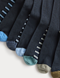 7 Pack Cool & Fresh&trade; Striped Cotton Rich Socks