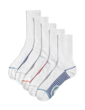 5pk Freshfeet™ Cushioned Sports Socks