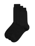 3pk Pure Cotton Socks