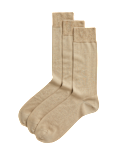 3pk Luxury Egyptian Cotton Rich Socks