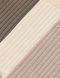 3pk Egyptian Cotton Rich Ribbed Socks